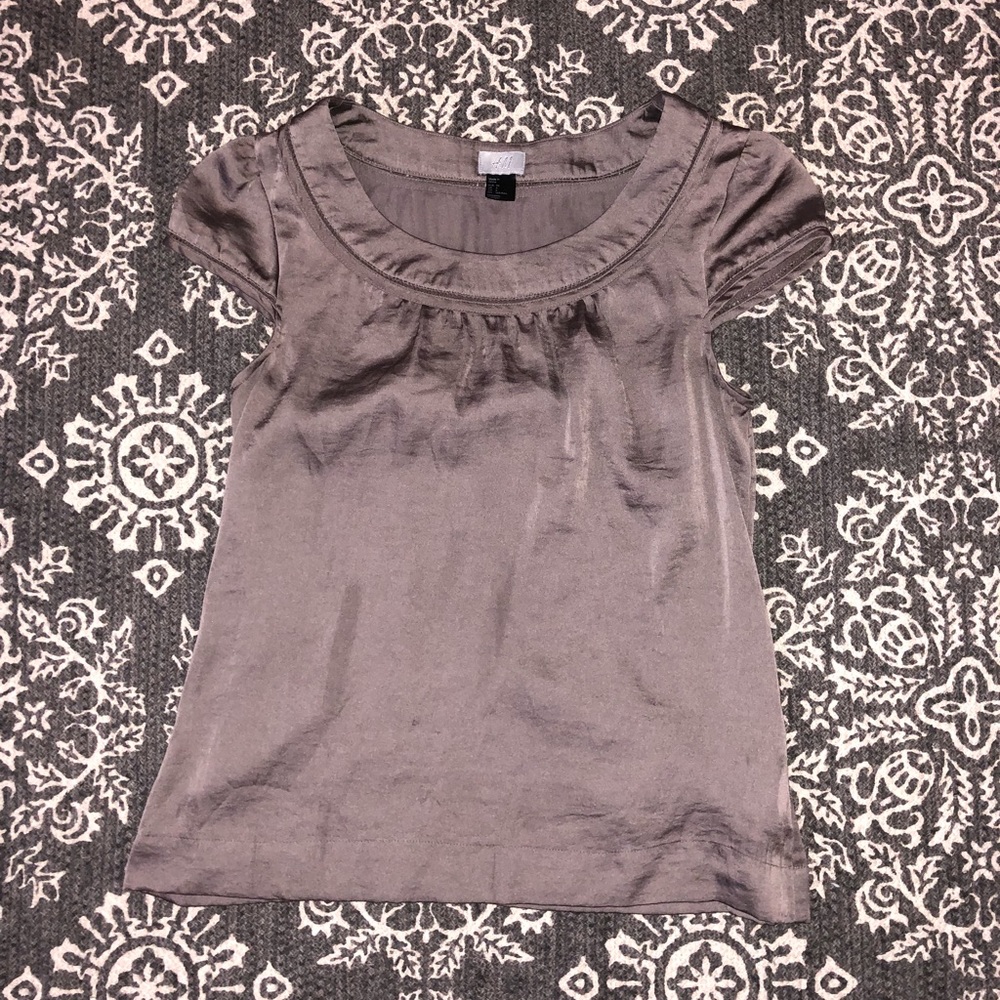 H&M Satin Short Sleeve